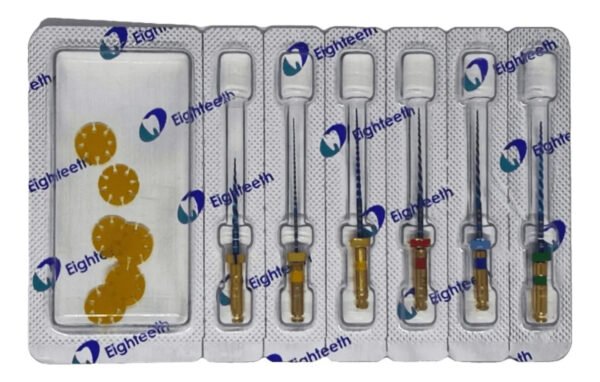 Limas Rotatorias Endodoncia Eighteeth E-flex Blue